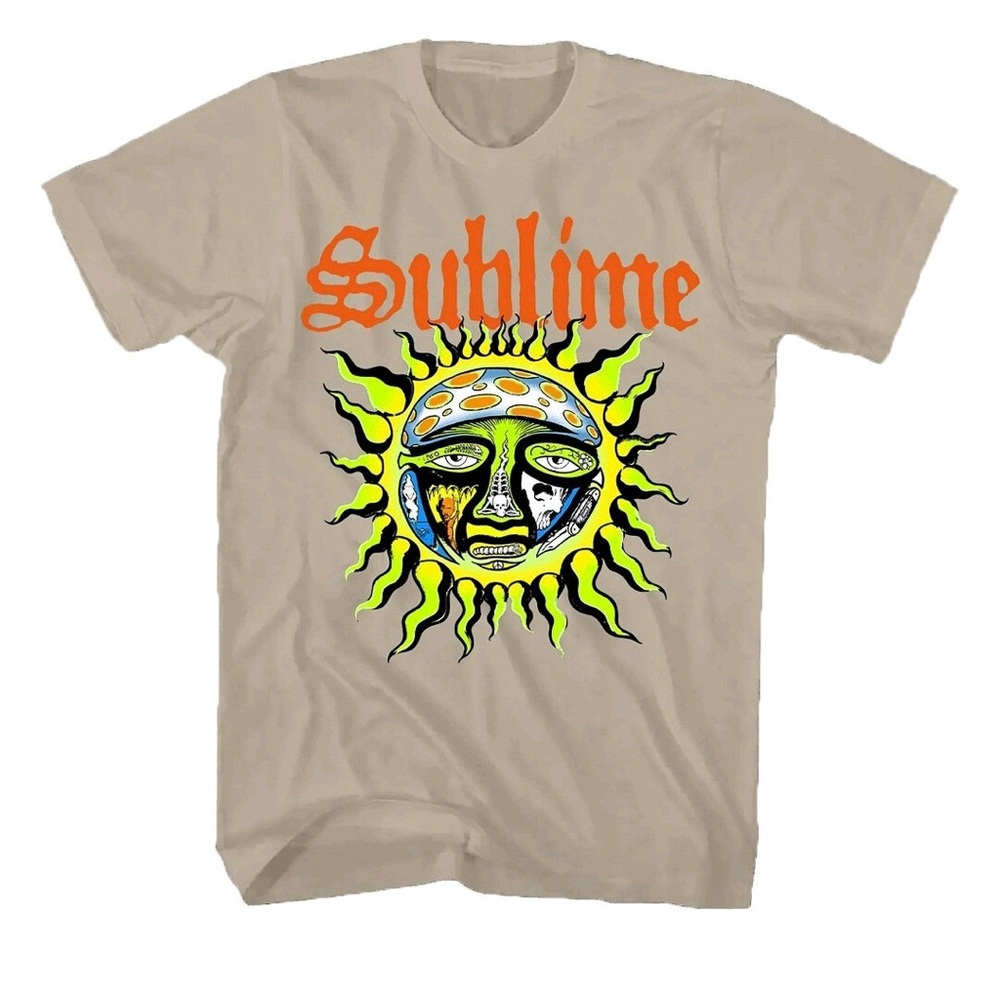 Men's Sublime Short Sleeve Graphic T-Shirt Tan